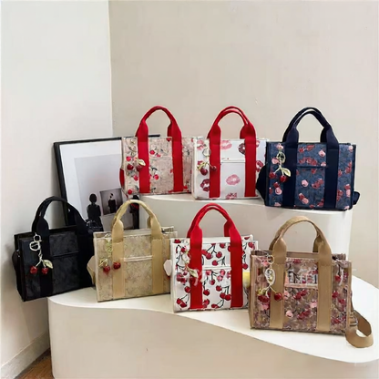 Pu Popular Letter Tote Crossbody Bag
