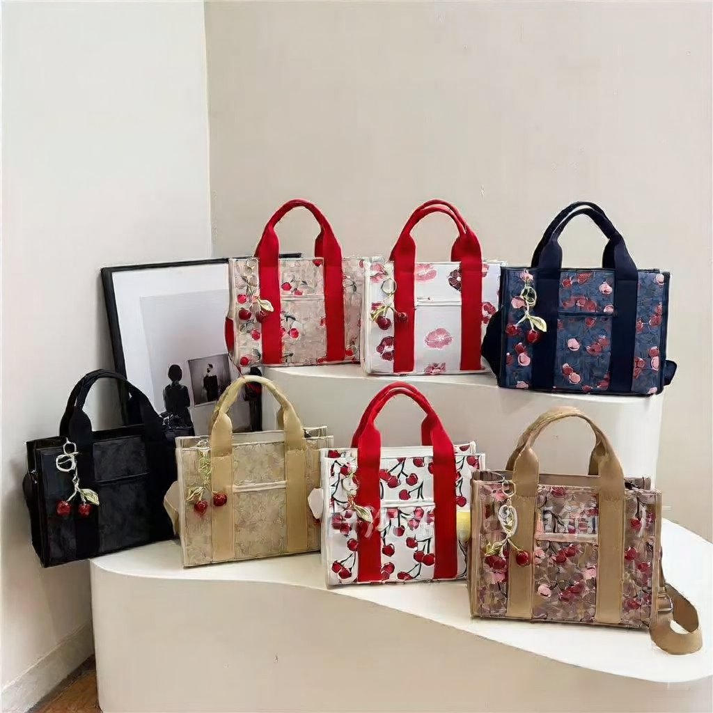 Pu Popular Letter Tote Crossbody Bag