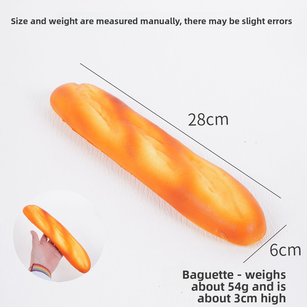 PU Slow Rebound Realistic Food Model Sensory Play Toy