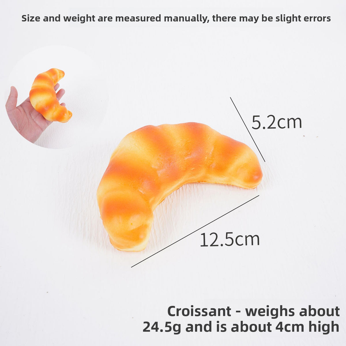 PU Slow Rebound Realistic Food Model Sensory Play Toy