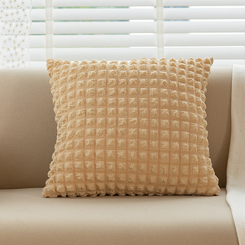 puff Plaid pillowcase