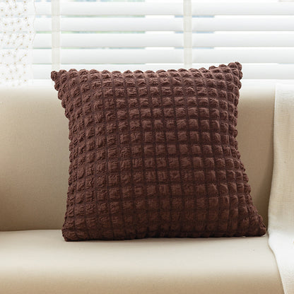 puff Plaid pillowcase