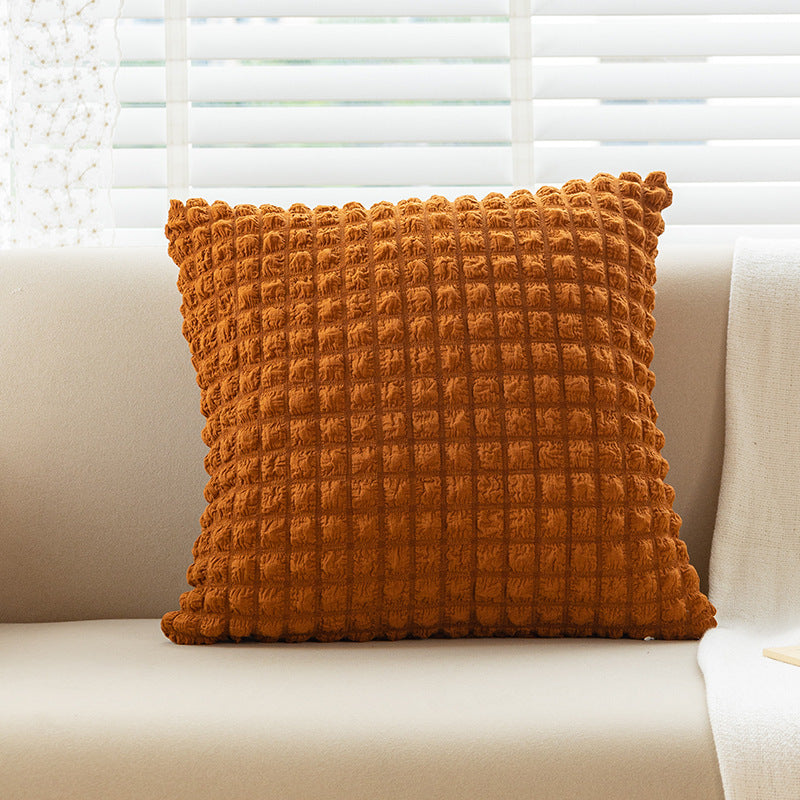 puff Plaid pillowcase