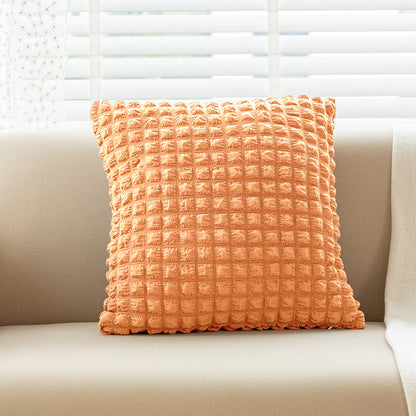puff Plaid pillowcase