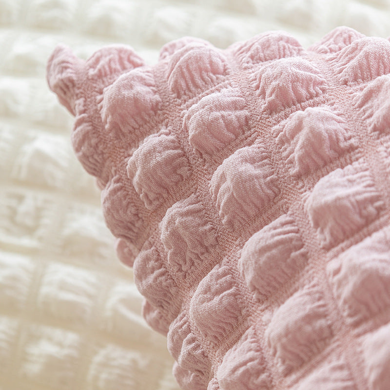 puff Plaid pillowcase