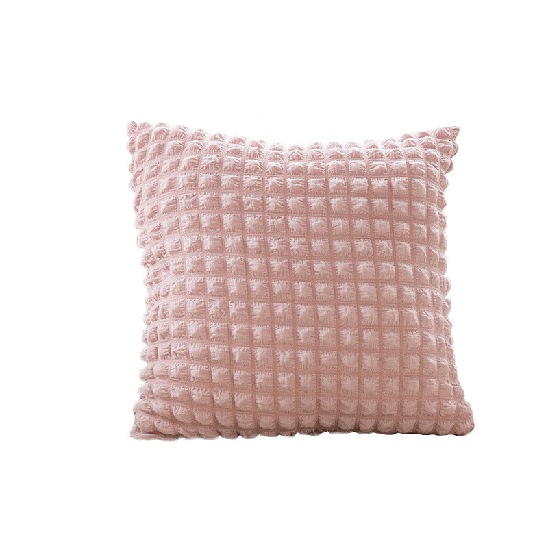 puff Plaid pillowcase