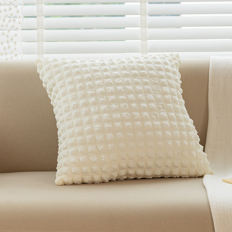 puff Plaid pillowcase