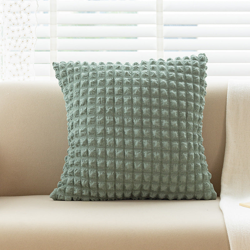puff Plaid pillowcase