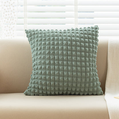 puff Plaid pillowcase