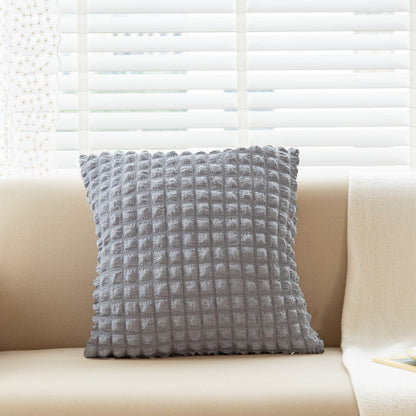 puff Plaid pillowcase