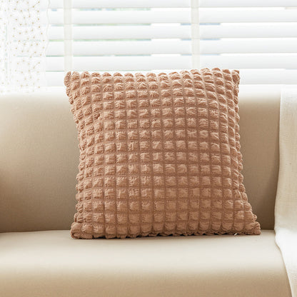 puff Plaid pillowcase