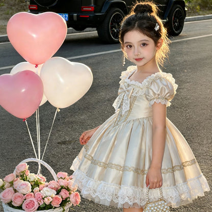 Puffy ball gown