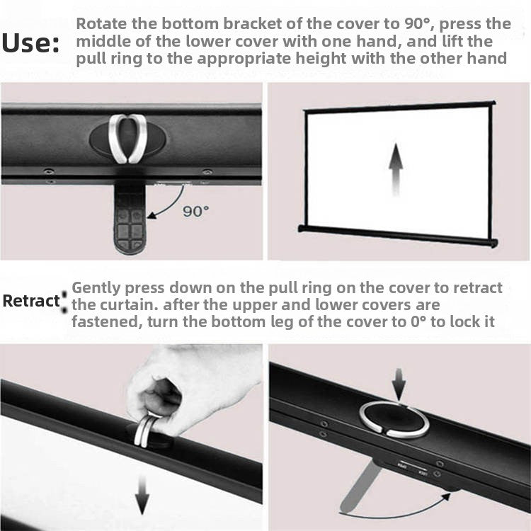 Pull-down curtain