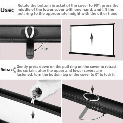 Pull-down curtain