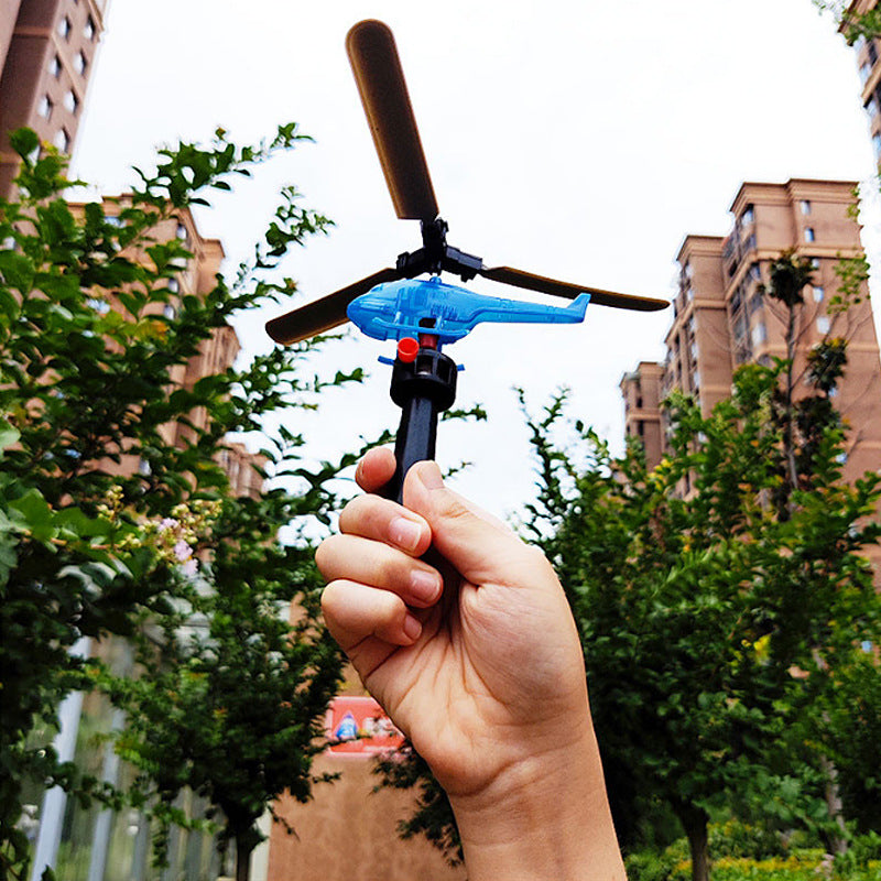 Pull Line Helicopter Toy
