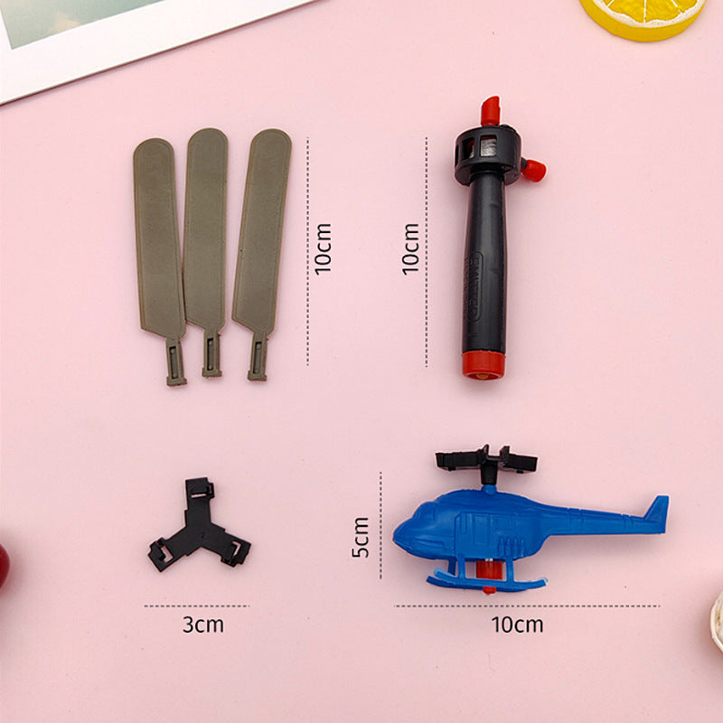 Pull Line Helicopter Toy