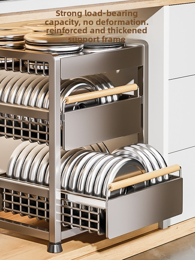 Pull-Out Cabinet Shelf Organizer