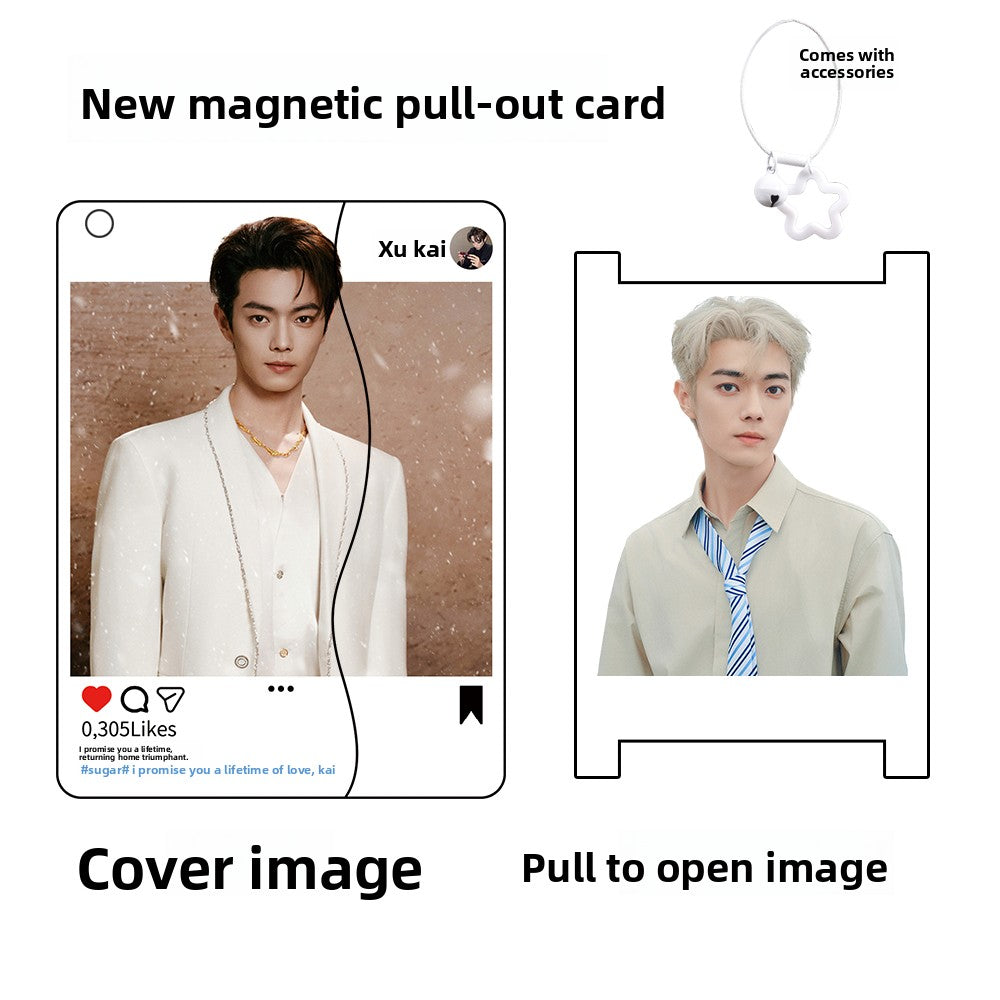 Pull-Out Photo Keychain