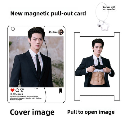Pull-Out Photo Keychain