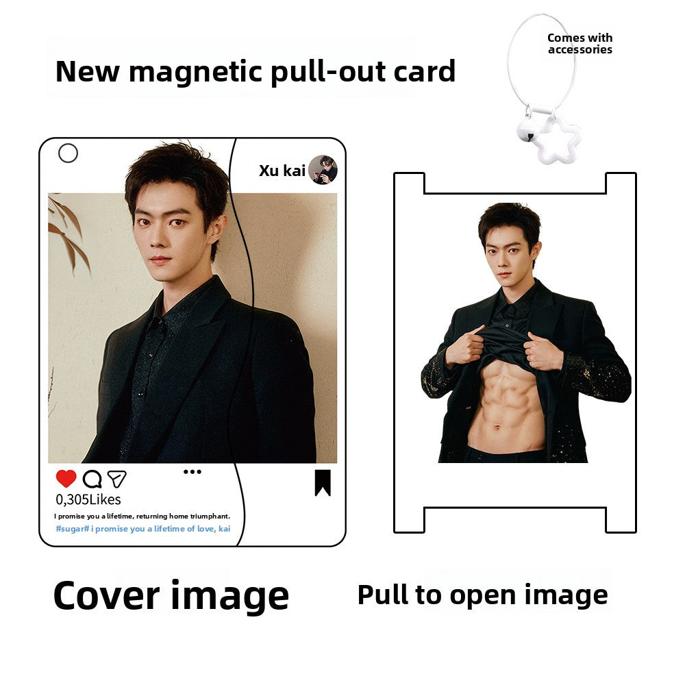 Pull-Out Photo Keychain