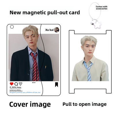 Pull-Out Photo Keychain