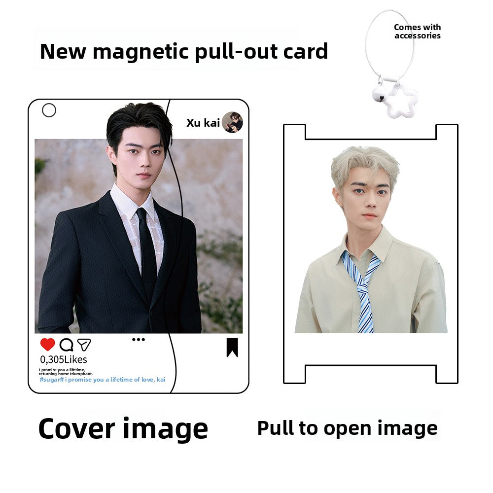 Pull-Out Photo Keychain