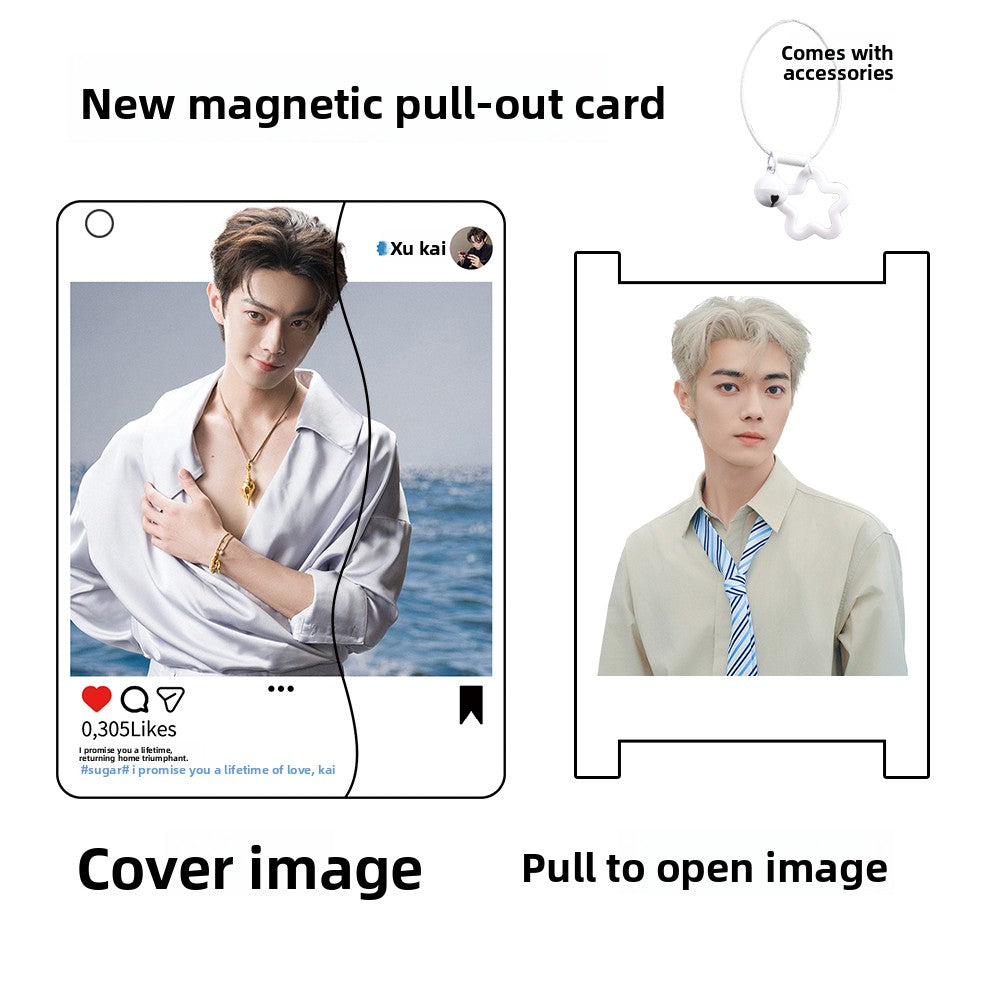 Pull-Out Photo Keychain