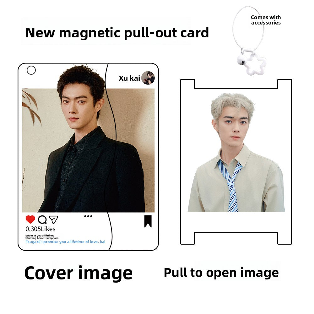 Pull-Out Photo Keychain