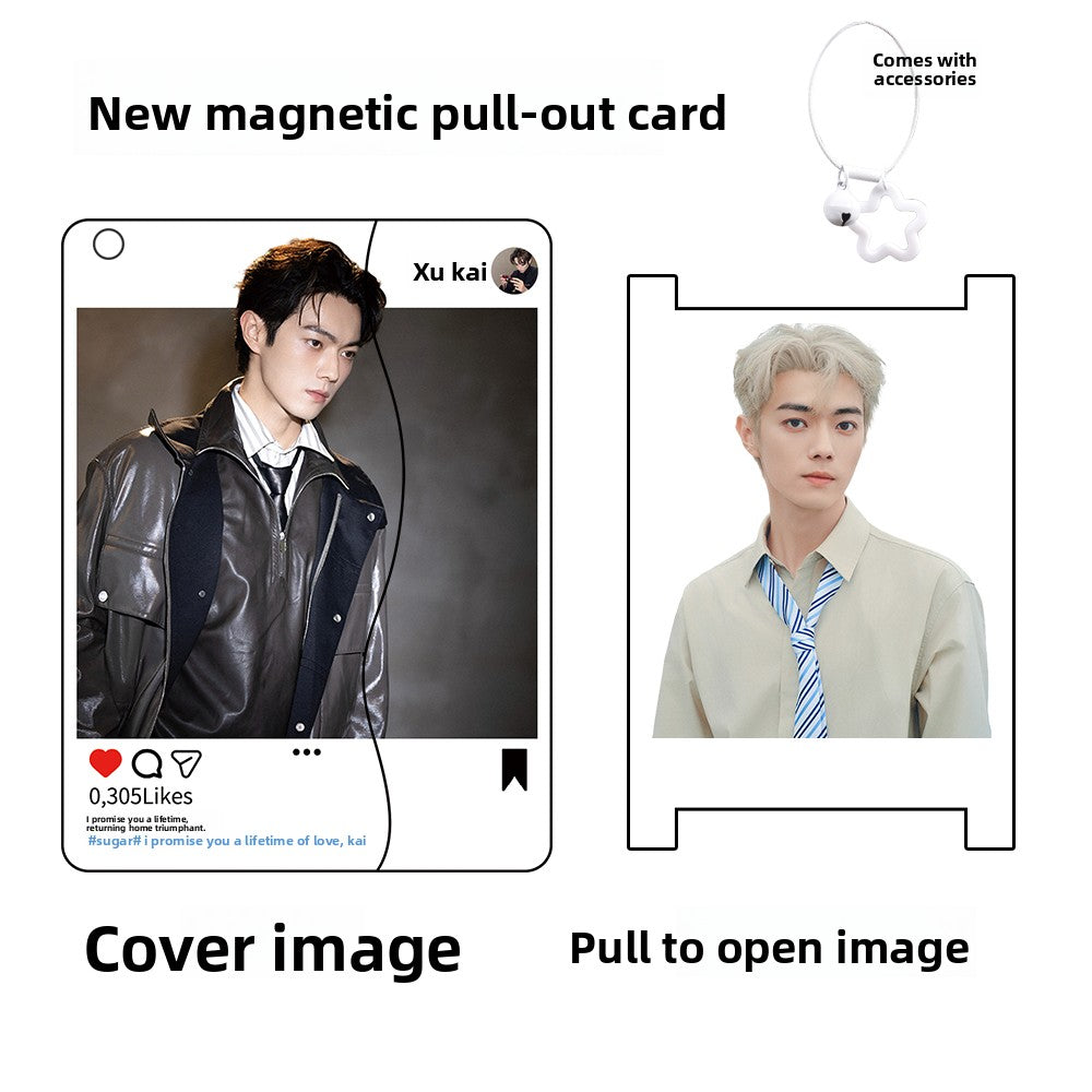 Pull-Out Photo Keychain