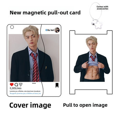 Pull-Out Photo Keychain