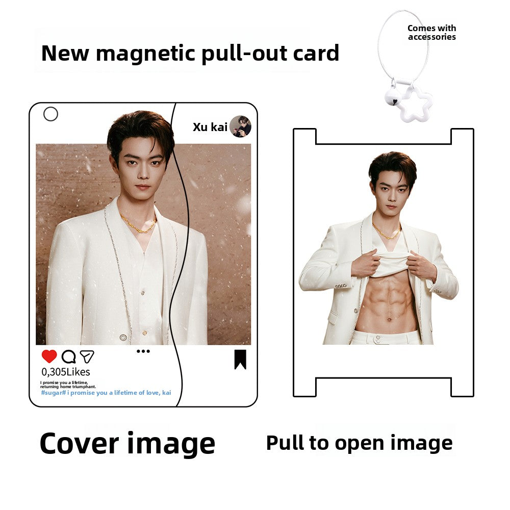 Pull-Out Photo Keychain