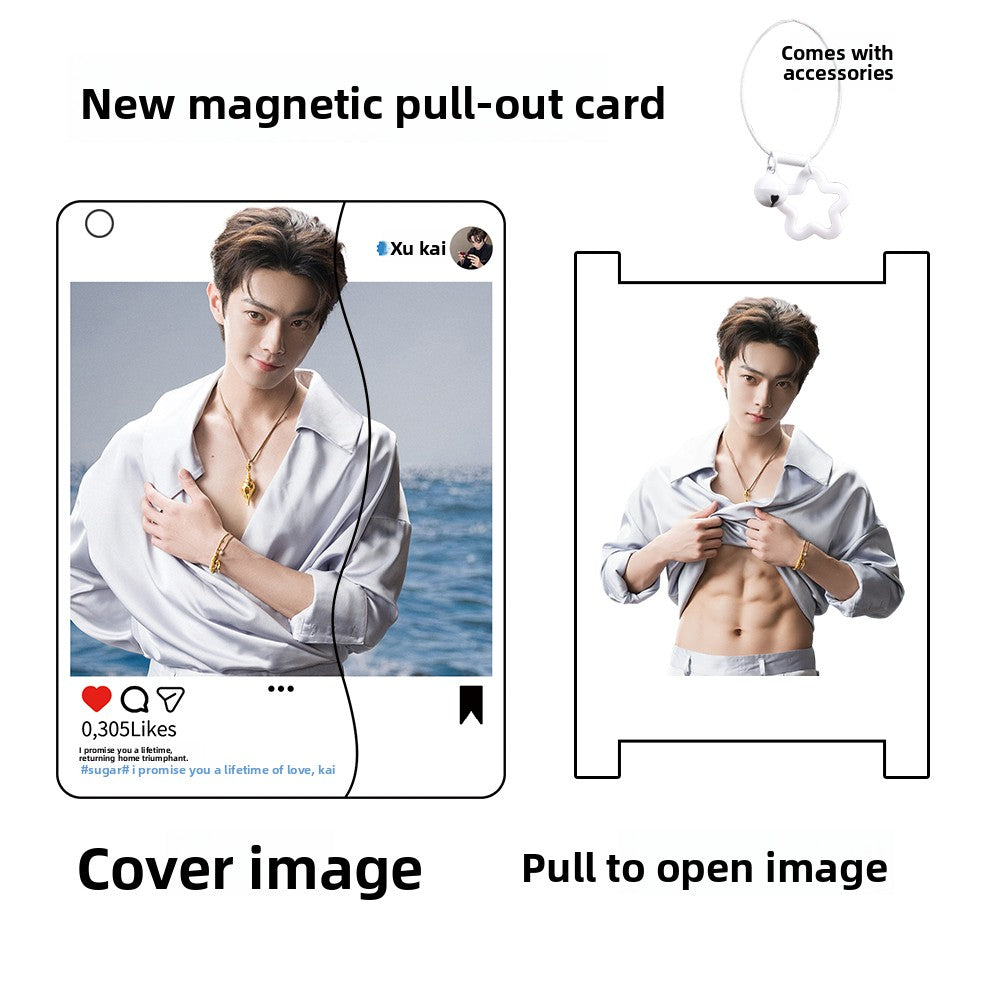 Pull-Out Photo Keychain