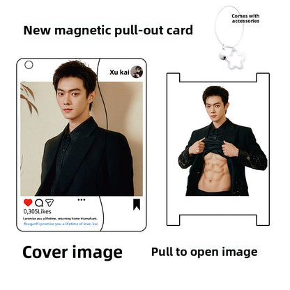 Pull-Out Photo Keychain