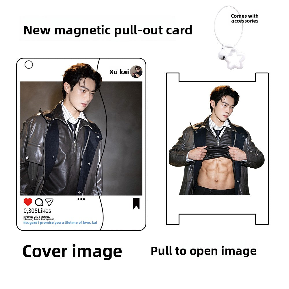 Pull-Out Photo Keychain