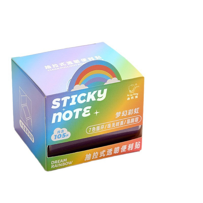 Pull-out sticky notes