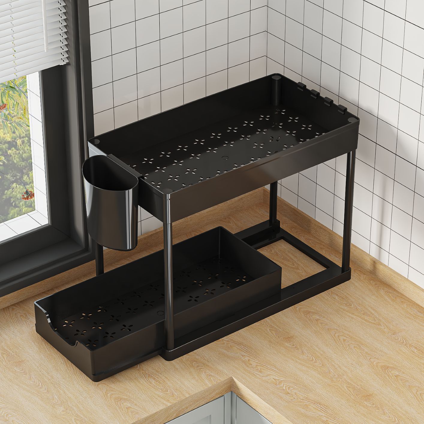 Pull-out storage rack