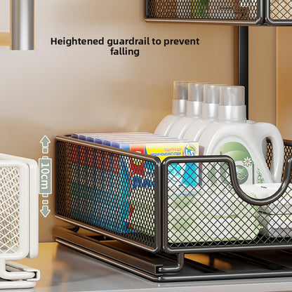Pull-out storage rack