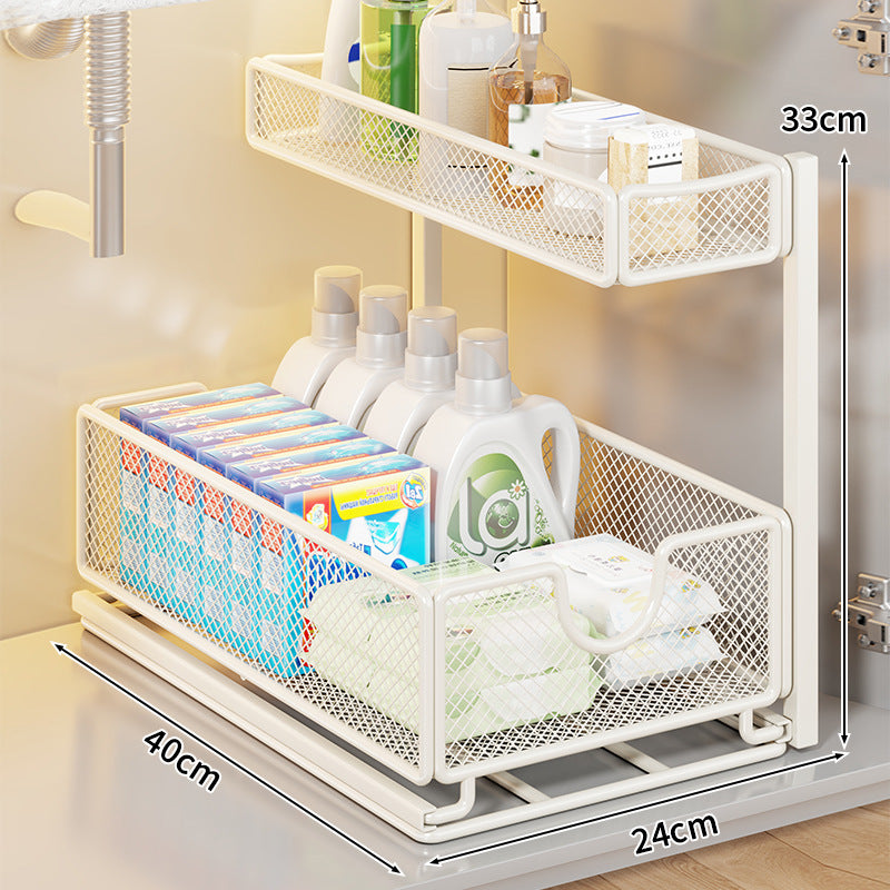 Pull-out storage rack