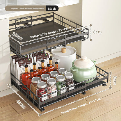 Pull-out storage rack