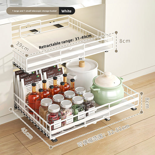 Pull-out storage rack