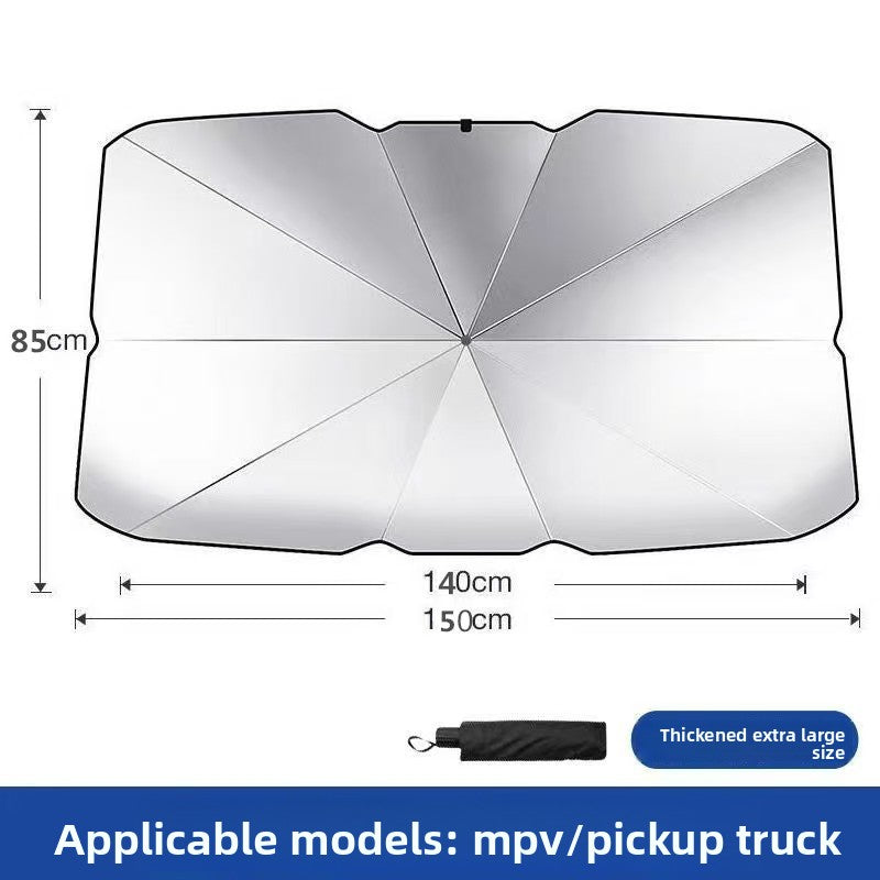 Pull Rope Car Windshield Sunshade