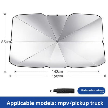 Pull Rope Car Windshield Sunshade