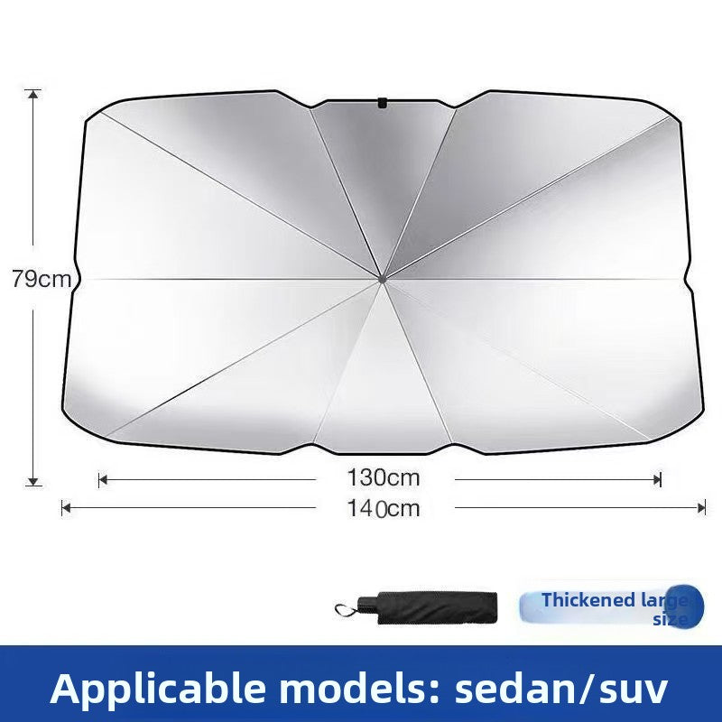 Pull Rope Car Windshield Sunshade