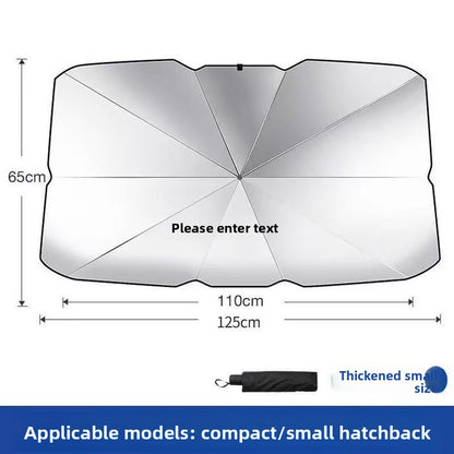Pull Rope Car Windshield Sunshade