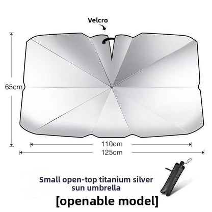 Pull Rope Car Windshield Sunshade