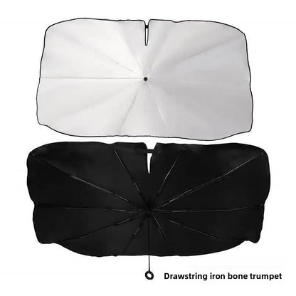 Pull Rope Car Windshield Sunshade