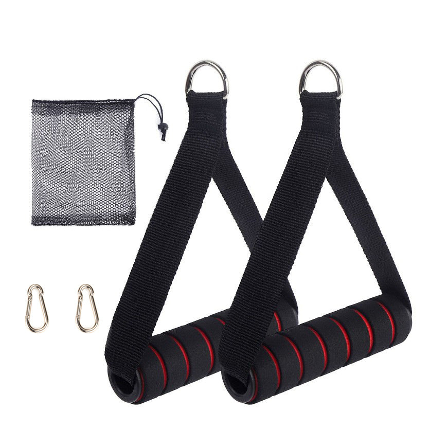 Pull Rope Fitness Handles with Carabiners