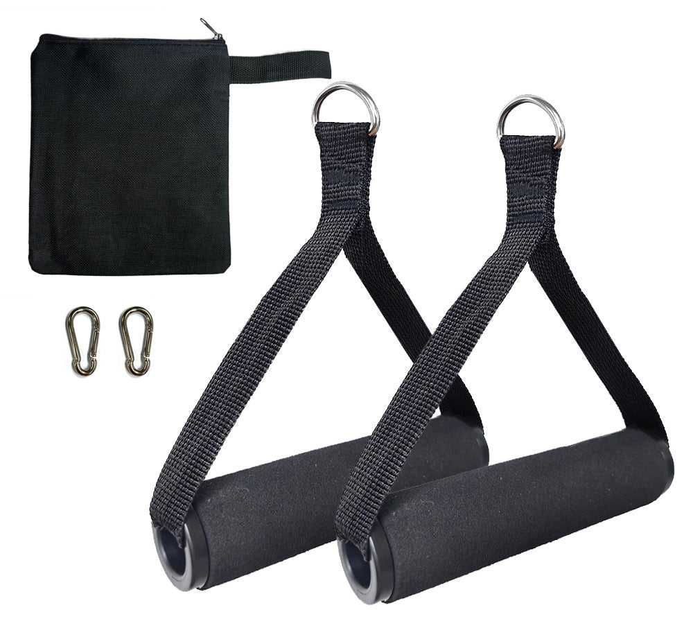 Pull Rope Fitness Handles with Carabiners