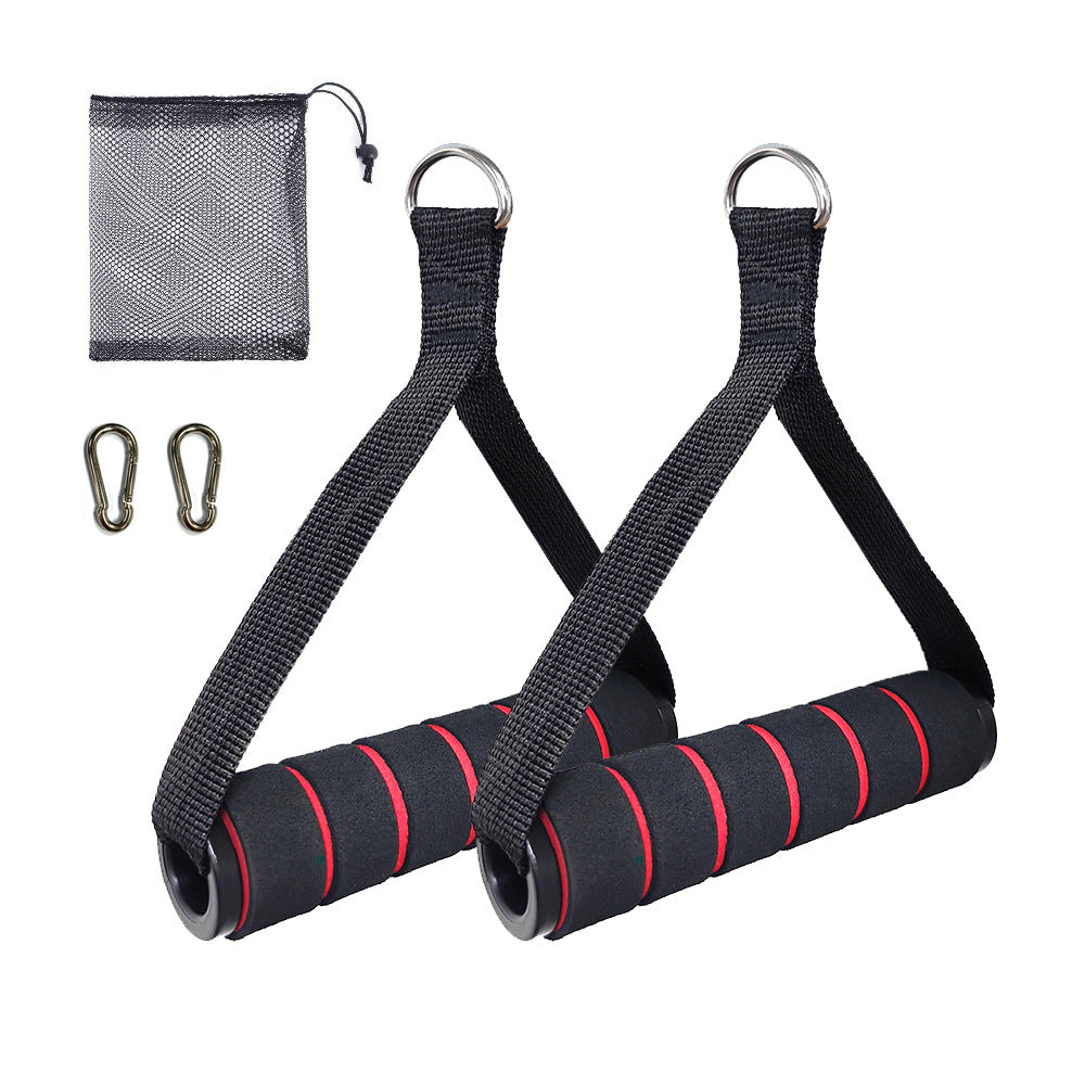 Pull Rope Fitness Handles with Carabiners