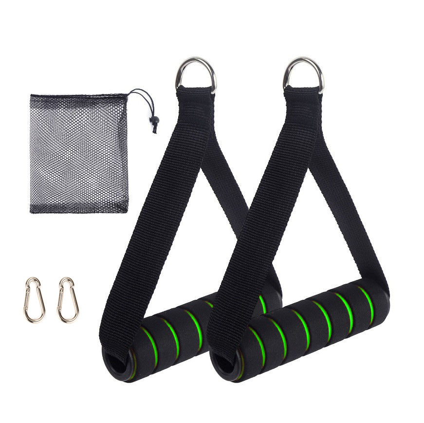 Pull Rope Fitness Handles with Carabiners